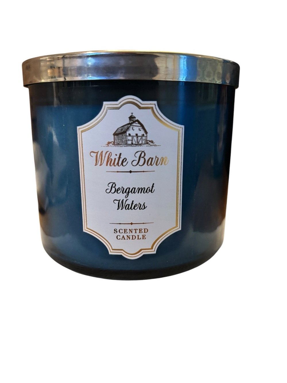 White Barn Bath & Body Works 3-Wick Scented Candle - Bregamot Waters